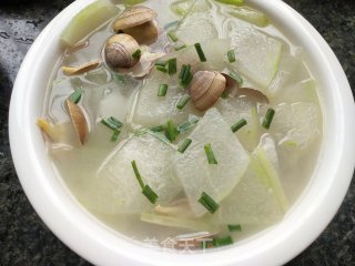 Yellow Clam and Winter Melon Soup recipe