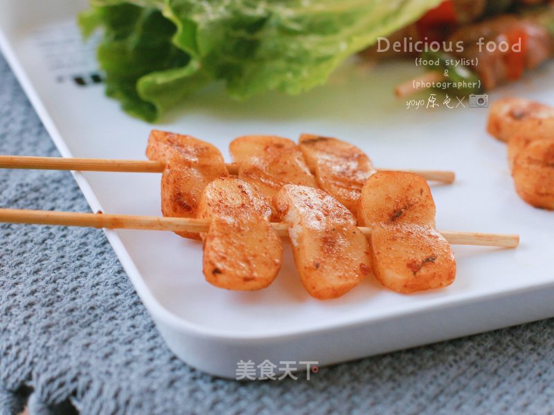 #东岭牛肉机# Korean-style Sauerkraut Grilled Rice Cake recipe
