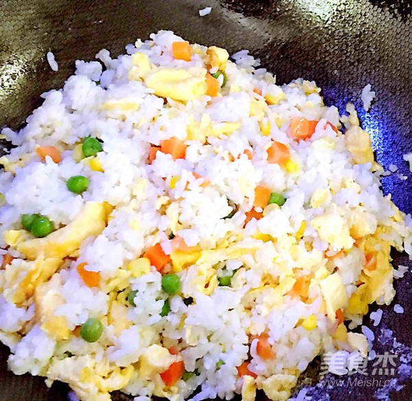 Temptation Pineapple Banana Egg Fried Rice recipe