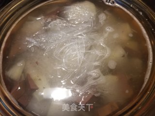 Winter Melon Duck Blood Vermicelli Soup recipe