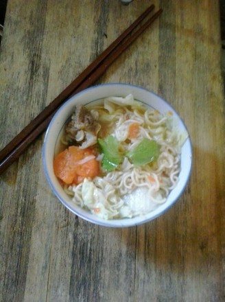 Instant Noodles in Bone Broth