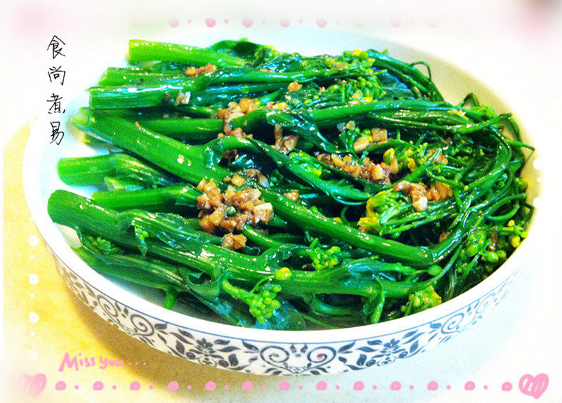 Garlic and Boiled Cabbage Heart recipe