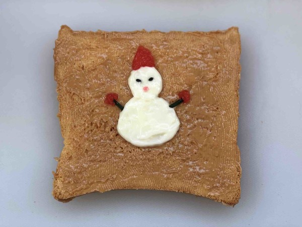 Little Snowman Toast recipe