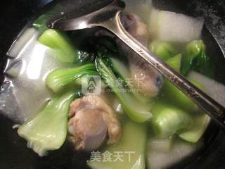 Vegetables, Winter Melon and Chicken Drumstick Soup recipe