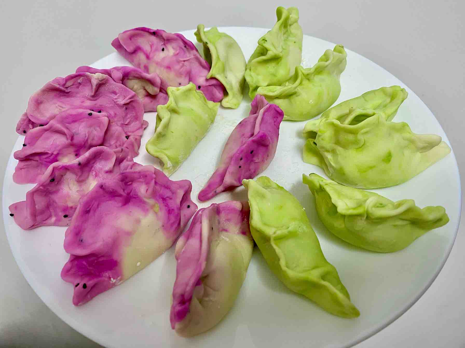 Colorful Dumplings recipe