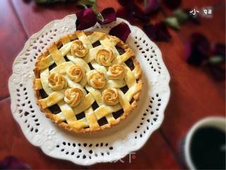 #四节baking Contest Cum is Love to Eat Festival#rose Flower Bean Paste Pie recipe