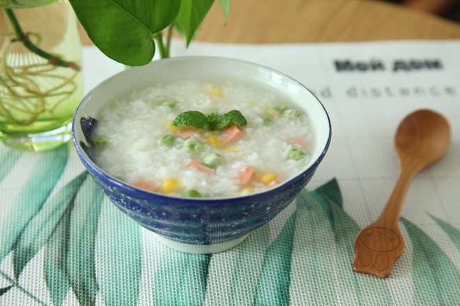 There is A Fresh Kitchen: Vegetables and Rice Porridge recipe