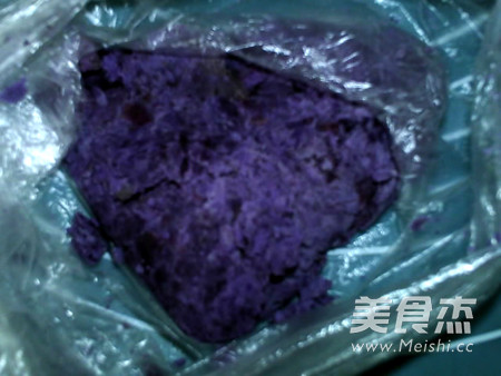 Honey Purple Potato Yam Cake recipe