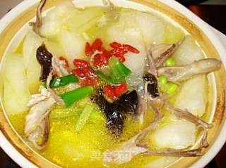 Duck Tongue and Winter Melon Soup recipe