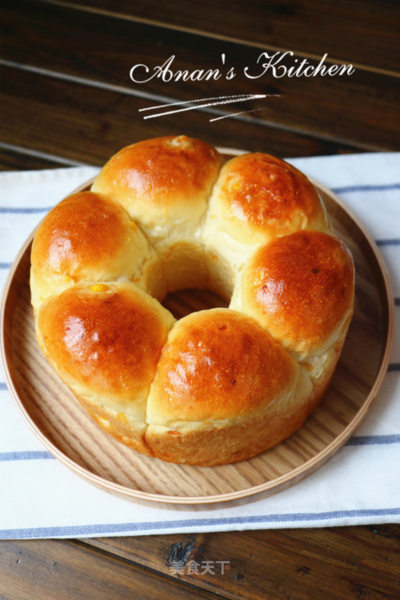 #aca烤明星大赛# Fresh Milk Corn Bread recipe