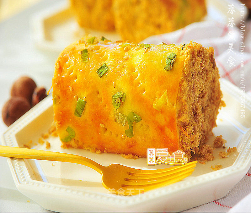 Master The Five-point Bread Roll to Ensure that It Does Not Crack-the Perfect Breakfast for Children [chives and Pork Floss Rolls] recipe