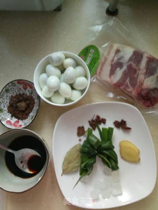 Braised Pork with Quail recipe