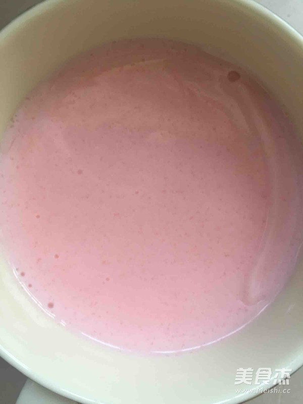 Coconut Strawberry Pudding recipe