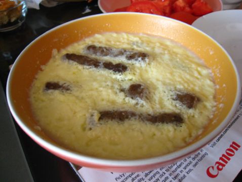 Sausage Custard recipe