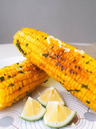 Spicy Butter Grilled Corn recipe