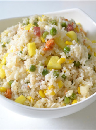 Pineapple Assorted Fried Rice recipe