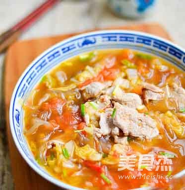 Hot and Sour Soup with Sliced Pork recipe