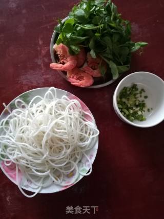 Bean Sprouts and Prawn Rice Noodles recipe