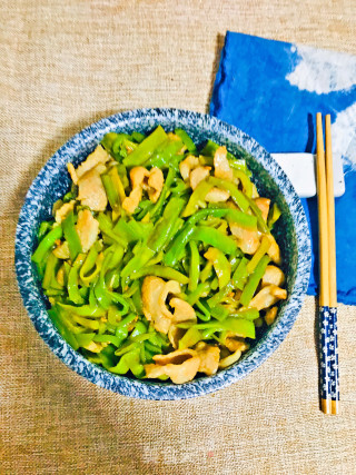 Fried Pork Slices with Tribute Vegetables recipe