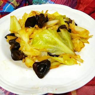 Stir Fried Fungus with Kale recipe