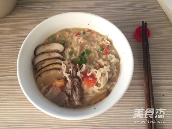 Three Fresh Noodles in Chicken Soup recipe