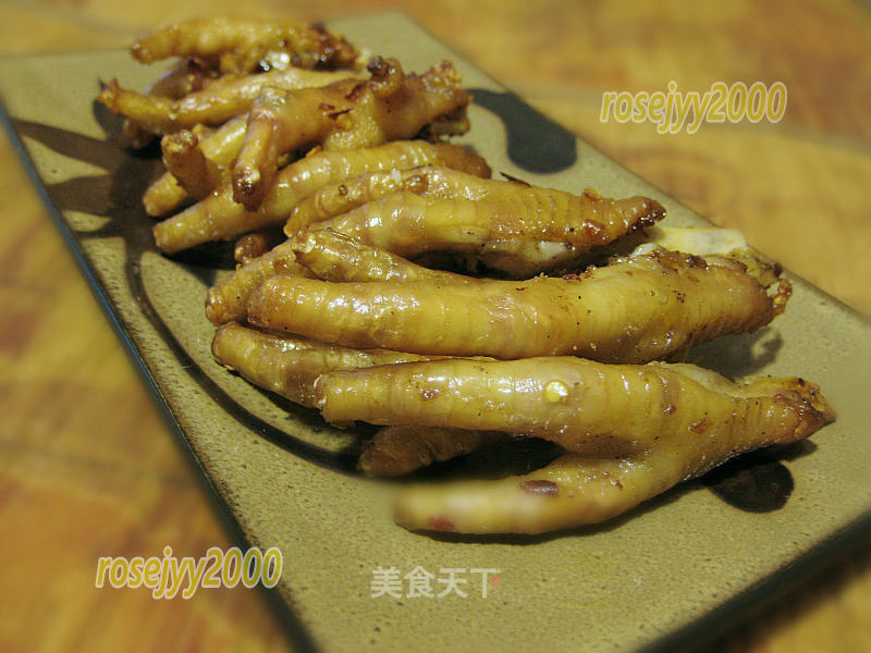 Air Pan Grilled Chicken Feet recipe