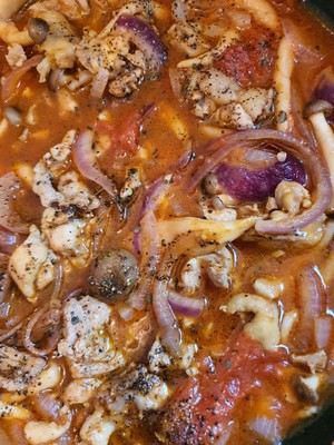 "yesterday's Food" Stewed Chicken Legs with Tomatoes recipe