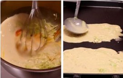 Chopsticks Roll Okonomiyaki recipe