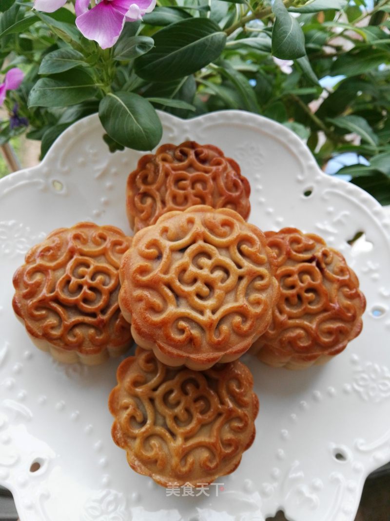 Bean Paste Honey Bean Mooncake recipe