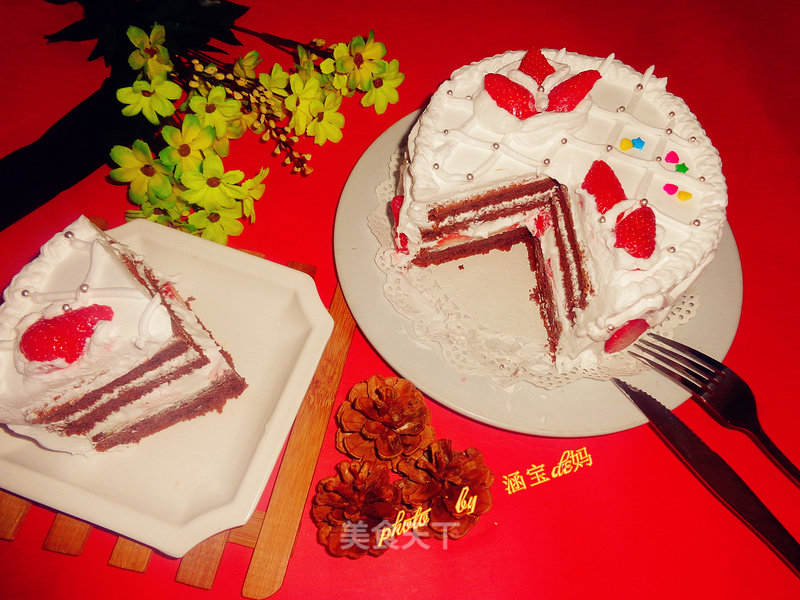 Strawberry Cream Cake recipe