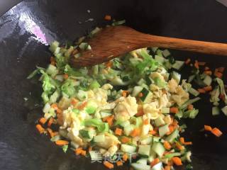 Scallion Fried Rice with Egg recipe