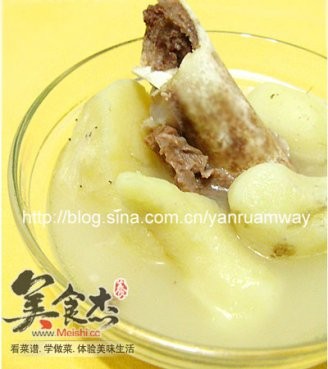 Yam Pork Ribs Soup recipe