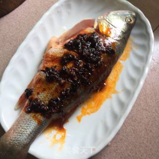 Laoganma Steamed Fish with Tempeh recipe