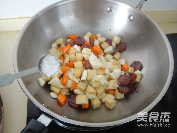 Sauteed Sausage Three Dings recipe