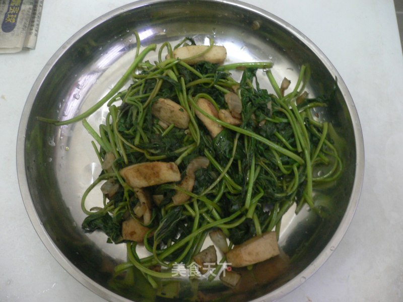 Stir-fried Taiwanese Sweet Potato Sprouts recipe