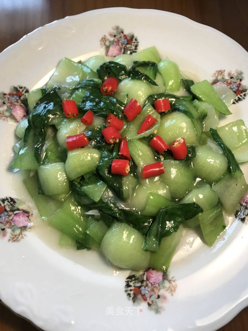 Vegetarian Stir-fried Rapeseed recipe