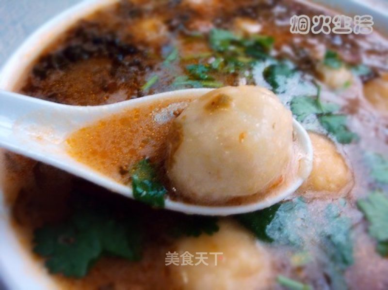 Sauerkraut Soup with Taro Balls recipe