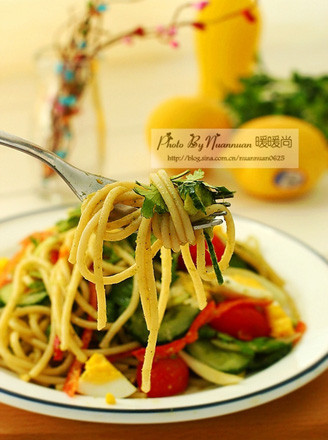 Colorful Salad Mix Pasta recipe