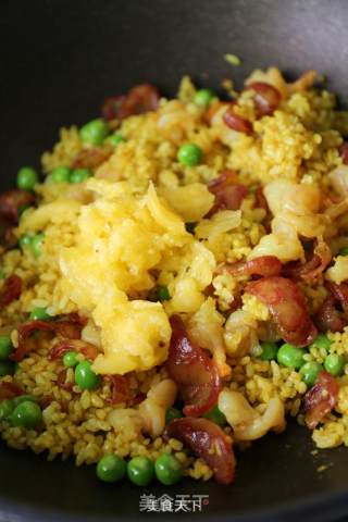 Pineapple Shrimp Fried Rice recipe