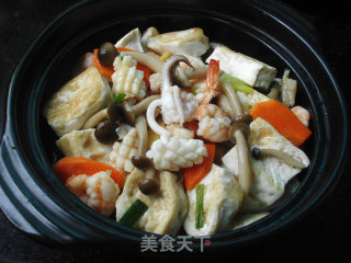 Seafood Tofu Casserole recipe