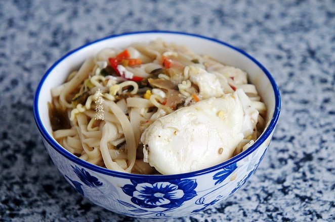 Hot Noodle Soup with Poached Egg recipe