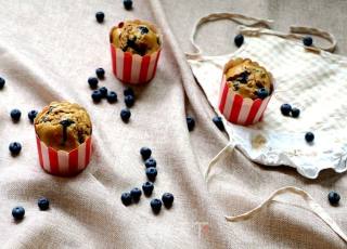 #柏翠大赛#blueberry Muffin recipe