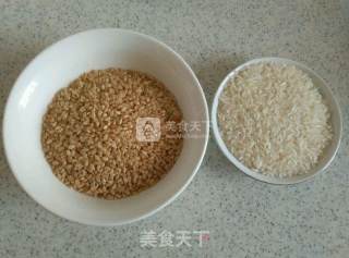 Brown Rice, Preserved Egg and Shrimp Porridge recipe