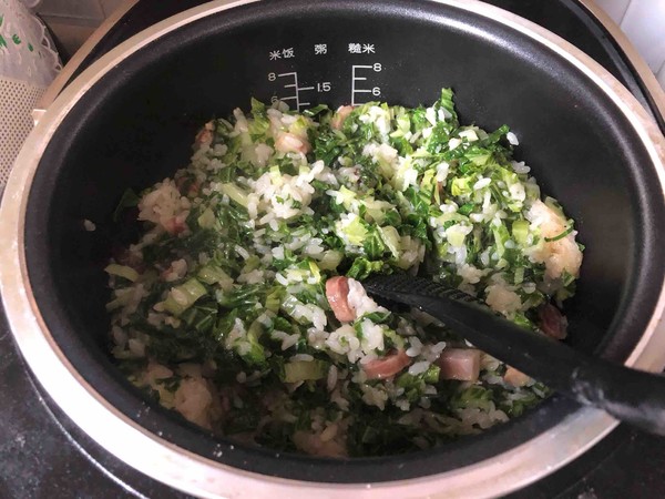 Sausage and Bacon Rice recipe