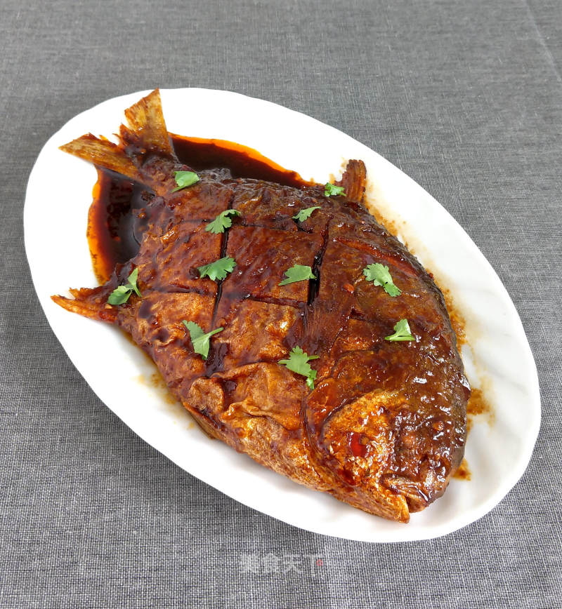 Braised Pomfret recipe