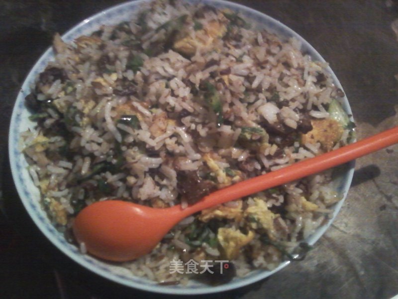 Lazy Lunch-fried Rice with Leftovers recipe
