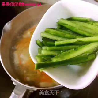 [guoguo Mom ❤ Complementary Food Sharing💕] Cactus Lean Meat Tofu Soup recipe