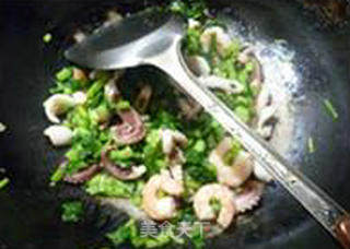 Stir Fried Shrimp with Pickled Vegetables and Wang Chao recipe