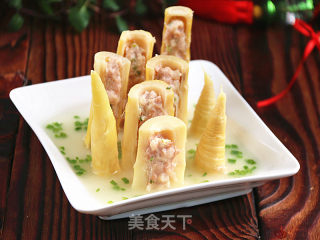 【shanghai】bamboo Shoots Stuffed with Meat recipe