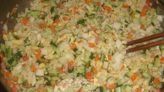 Assorted Egg Fried Rice recipe